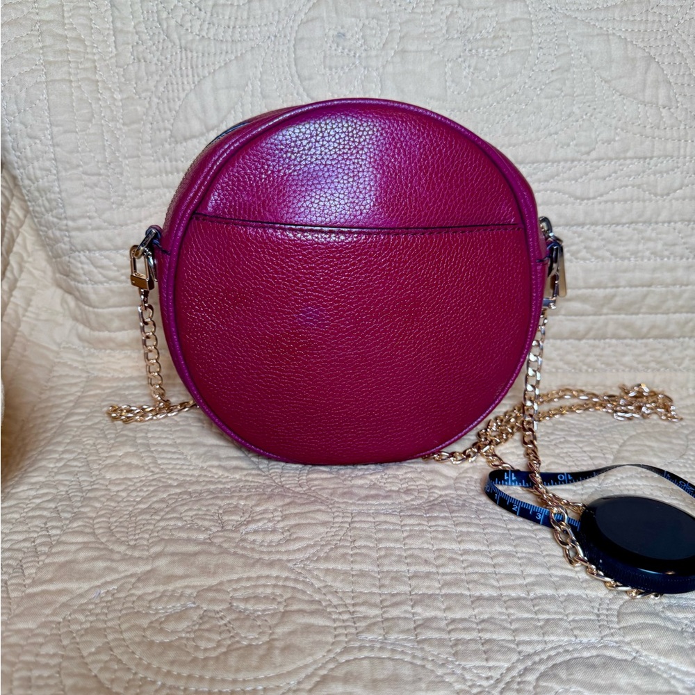 Michael Kors Round Crossbody Bag - Rich Red - Picture 14 of 14